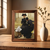 Gespräche im Jardin du Luxembourg Poster