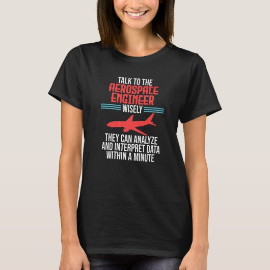 Gespräche mit dem Flugzeugingenieur T-Shirt (Vorderseite)