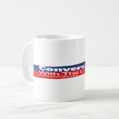 Gespräche mit dem Leben: Logo-Tasse Kaffeetasse (Vorderseite Links)