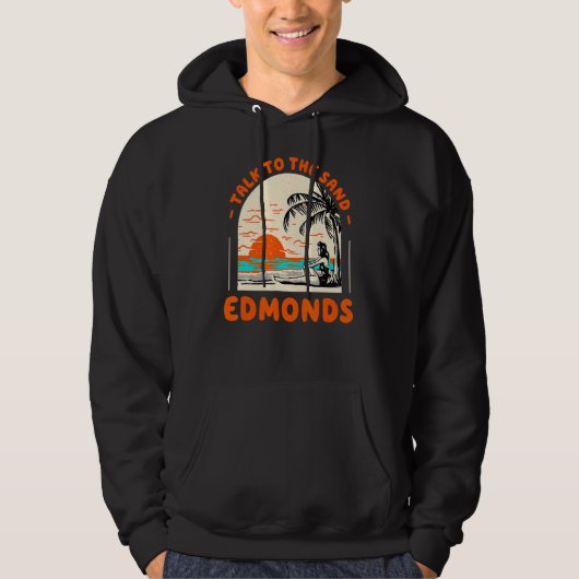 Gespräche mit dem Sand Edmonds Beach Washington Oc Hoodie (Vorderseite)