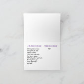 Gespräche mit meinem Hund und meiner Ehekarte Karte (Innenseite)