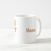 Gespräche mit mir Personalisiert über die Türkei Kaffeetasse (VorderseiteRechts)