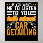 Gespräche über Auto-Details Poster (Vorne)