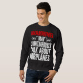 Gespräche über Coole Flugzeuge Sweatshirt (Vorne ganz)