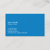 Gesprächs-Blasen-Vertretungslehrer-Visitenkarte Visitenkarte (Rückseite)