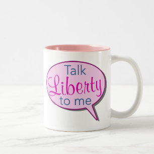 "Gesprächs-Freiheit zu mir" Tasse