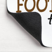 Gesprächs-Fußball zu mir Mousepad (Ecke)