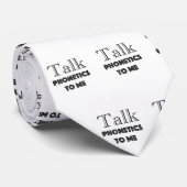 Gesprächs-Phonetik zu mir Sprache Pathologis Slp Krawatte (Gerollt)