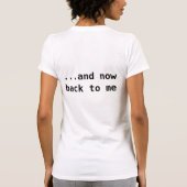 Gesprächs-Starter T-Shirt (Rückseite)