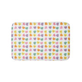 Gesprächs-Süßigkeits-Herz-Bad-Matte Badematte (Vorderseite)