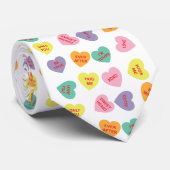 Gesprächs-Süßigkeits-Herz-Hals-Krawatte Krawatte (Gerollt)