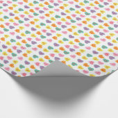 Gesprächs-Süßigkeits-Herz-Packpapier Geschenkpapier (Ecke)