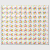 Gesprächs-Süßigkeits-Herz-Packpapier Geschenkpapier (Flach)