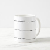 Gesprächs-Temperament-Tasse Kaffeetasse (VorderseiteRechts)