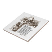 Gesprächs-Zitat Märchenland-Alices Humpty Dumpty Fliese (Seite)