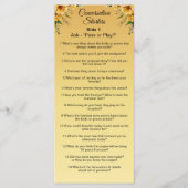 Gesprächsbeginn - die Eisfrage durchbrechen Menükarte (Vorderseite)