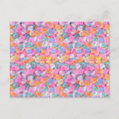 Gesprächsherzen Postkarte (Vorderseite)