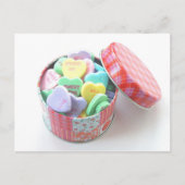 Gesprächsherzen Postkarte (Vorderseite)