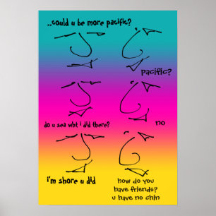 Gesprächsleiter in Bizarre Poster