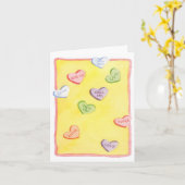 Gesprächsschwerpunkte - Notiz Karte (Gelbe Blume)