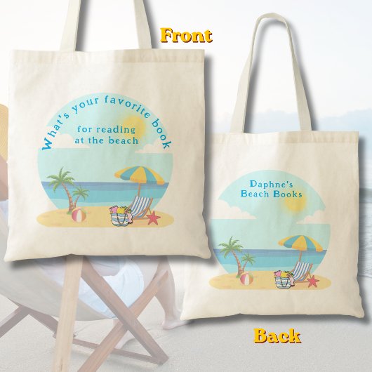 Gesprächsstarter Strandbuch  Tragetasche