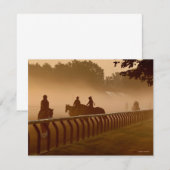 Gesprächsvormittag - Durchdachte Pferdekarte Mitteilungskarte (Vorne/Hinten)