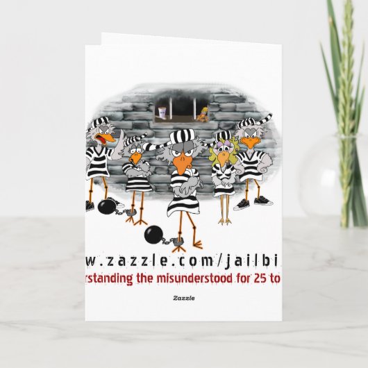 Gesprengt: "Offensichtlich denkend an Sie…. " Karte (Rückseite)