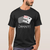 Gesprengte Poker-Hand T-Shirt (Vorderseite)