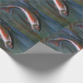 Gesprenkelte Bachforelle Geschenkpapier (Ecke)