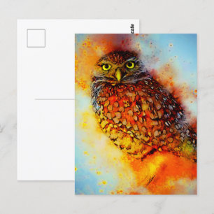 gesprenkelte Eule Postkarte