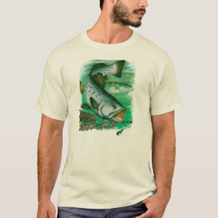 Gesprenkelte Forelle der Küstenfischerei T-Shirt