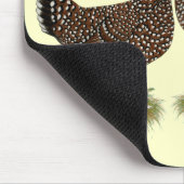 Gesprenkelte Sussex-Hühner Mousepad (Ecke)