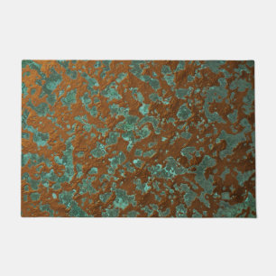 Gesprenkelter aquamariner Rost Imitat-Digital Fußmatte