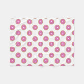Gesprenkelter Donut Fleecedecke (Vorderseite (Horizontal))