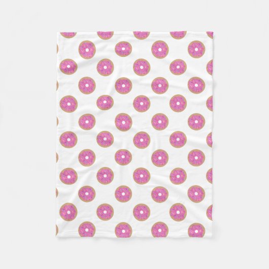 Gesprenkelter Donut Fleecedecke (Vorderseite)