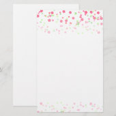 Gesprenkeltes Briefpapier (Vorne/Hinten)