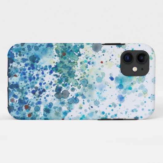 Gesprenkeltes Meer I Case-Mate iPhone Hülle (Rückseite (Horizontal))