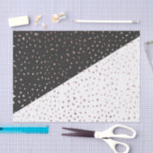 Gesprenkeltes Rosen-Gold blättert auf Seidenpapier (Handwerk)