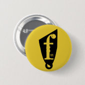 Gespritzter Medium-grundlegender Knopf Button (Vorne & Hinten)