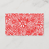 Gespritztes Herz - Gold Visitenkarte (Rückseite)