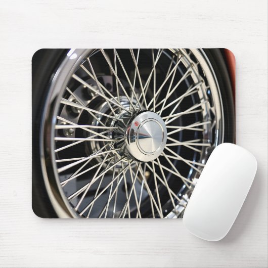 Gesprochene Chrome Geometrie Mousepad (Mit Mouse)