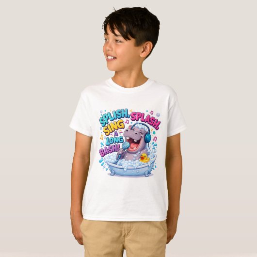 Gesprochener Splash Sing A Long Bash T-Shirt (Vorne ganz)