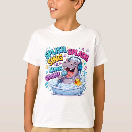 Gesprochener Splash Sing A Long Bash T-Shirt (Vorderseite)