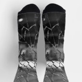 gesprungenes Glas Socken (Oben)