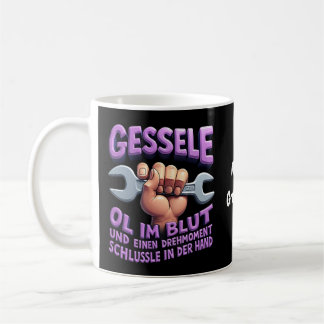 GESSELE 2025 OL IM BLUT UND EINEN DREHMOMENT KAFFEETASSE