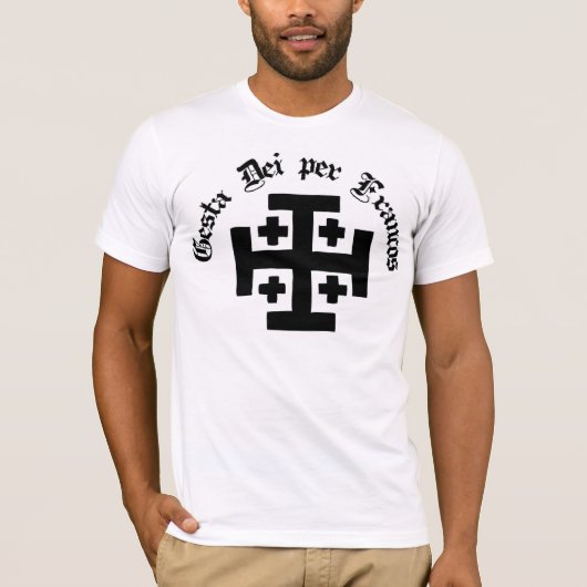 Gesta Dei per Francos, T-Shirt patriotique (Vorderseite)