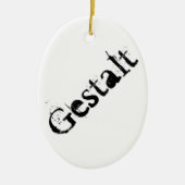 Gestalt Keramik Ornament (Vorne)