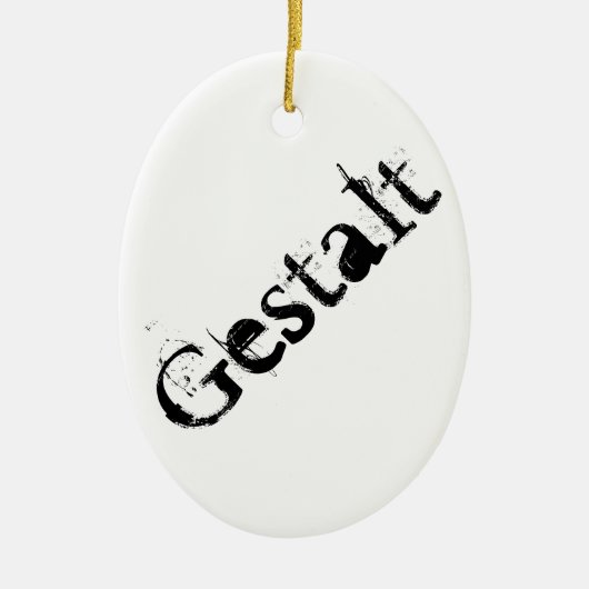 Gestalt Keramik Ornament (Vorne)