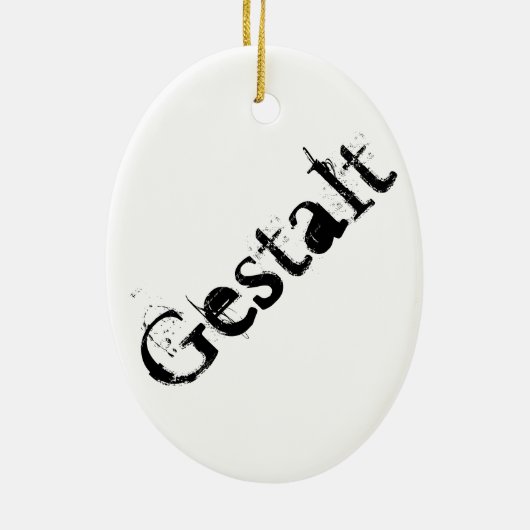 Gestalt Keramik Ornament (Hinten)