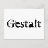 Gestalt Postkarte (Vorderseite)